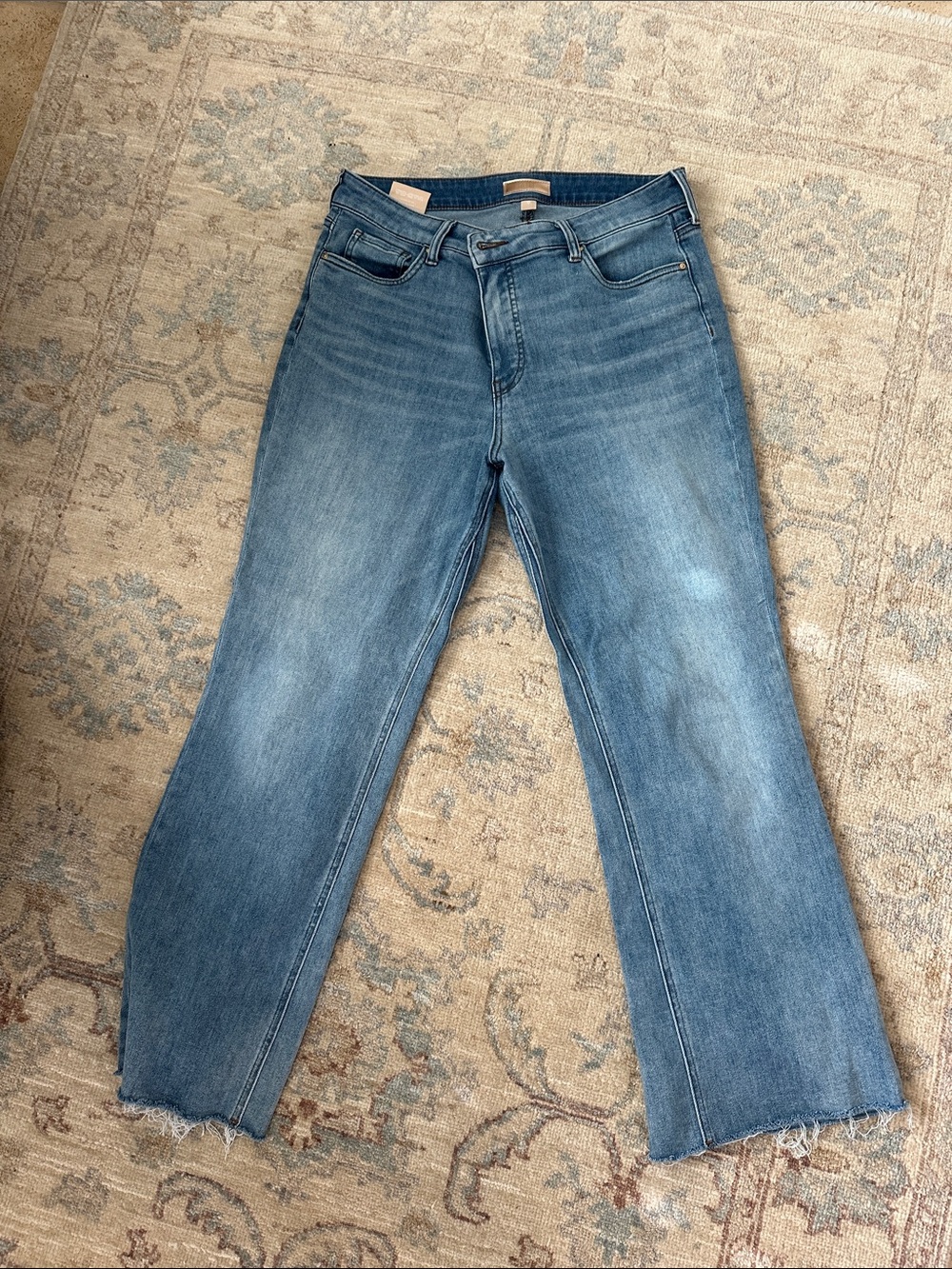 Kut from the Kloth Medium Blue Straight-Leg Jeans